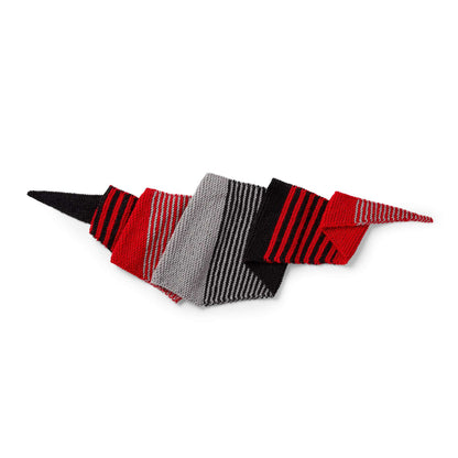 Red Heart Digital Painting Knit Shawl Single Size