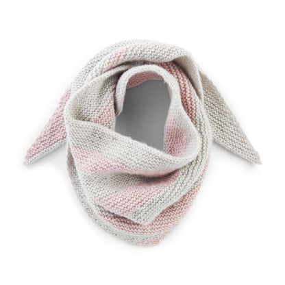 Red Heart Sharp Wedges Knit Shawl Single Size