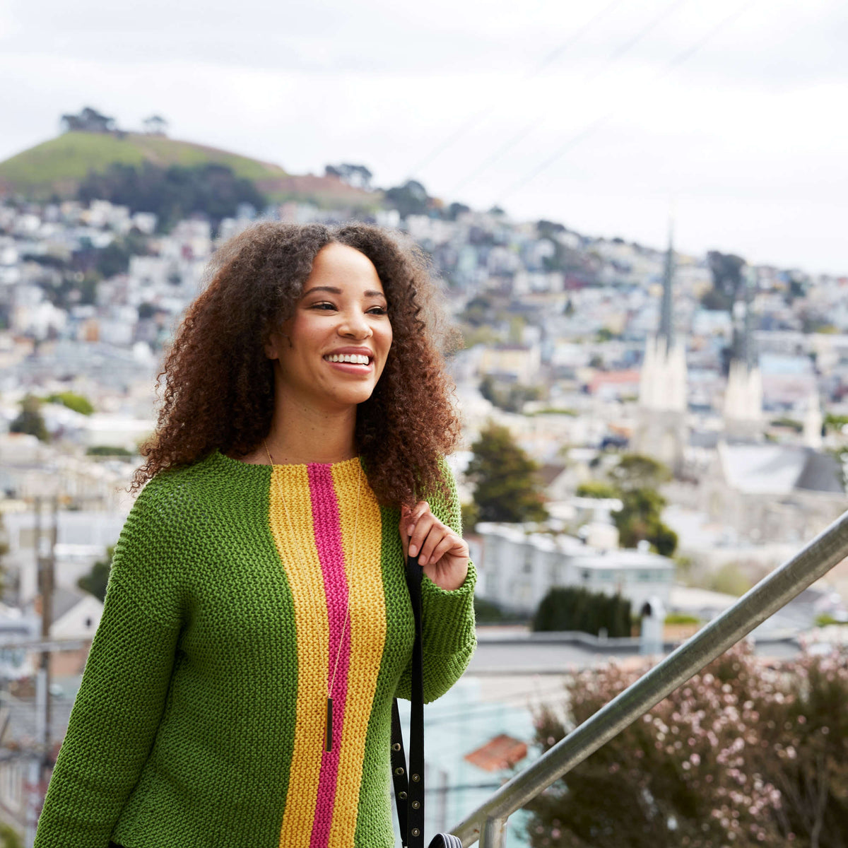 Knit Sweater made in Red Heart Chic Sheep Yarn