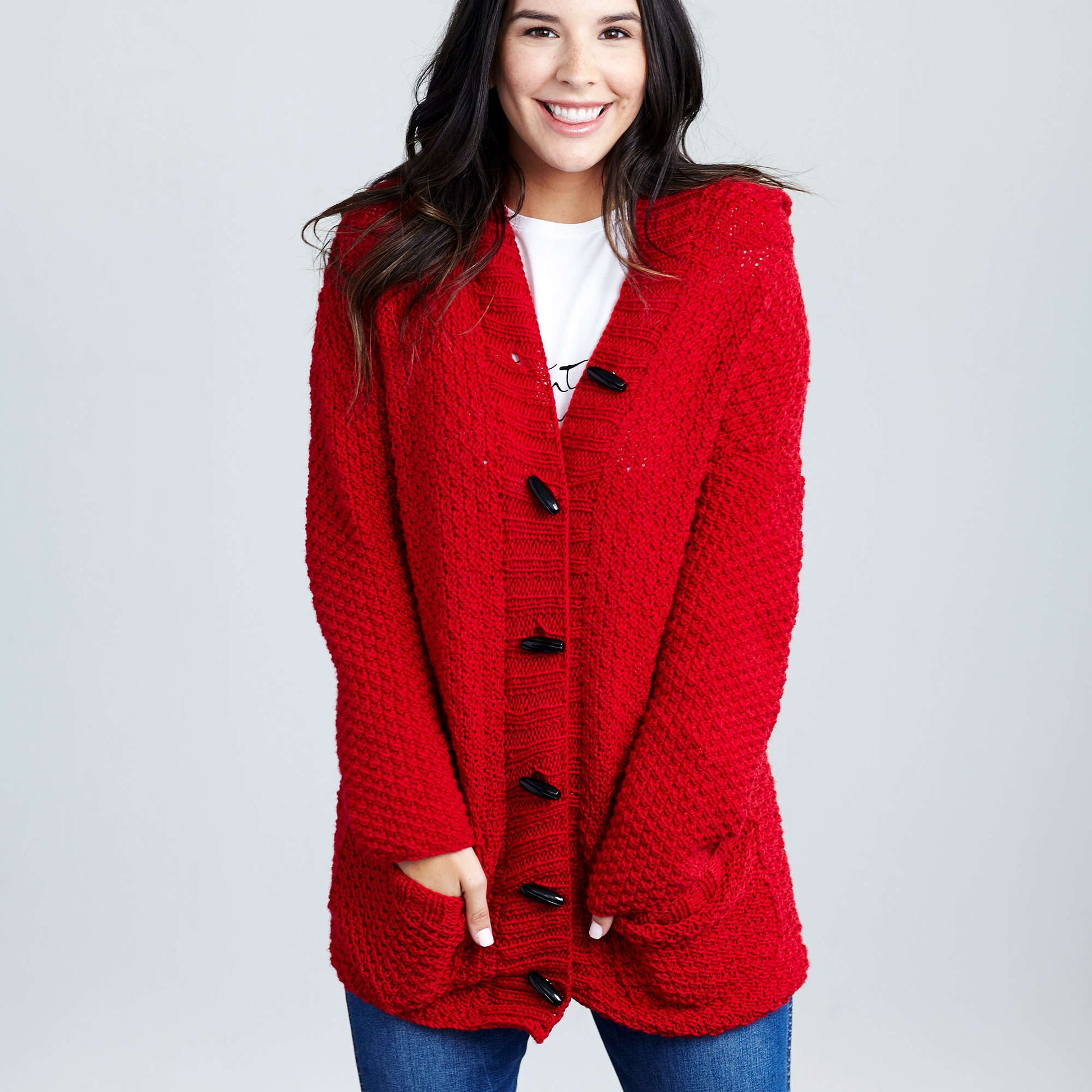 Red Heart Lazy Day Chic Sweater Red Heart Lazy Day Chic Sweater