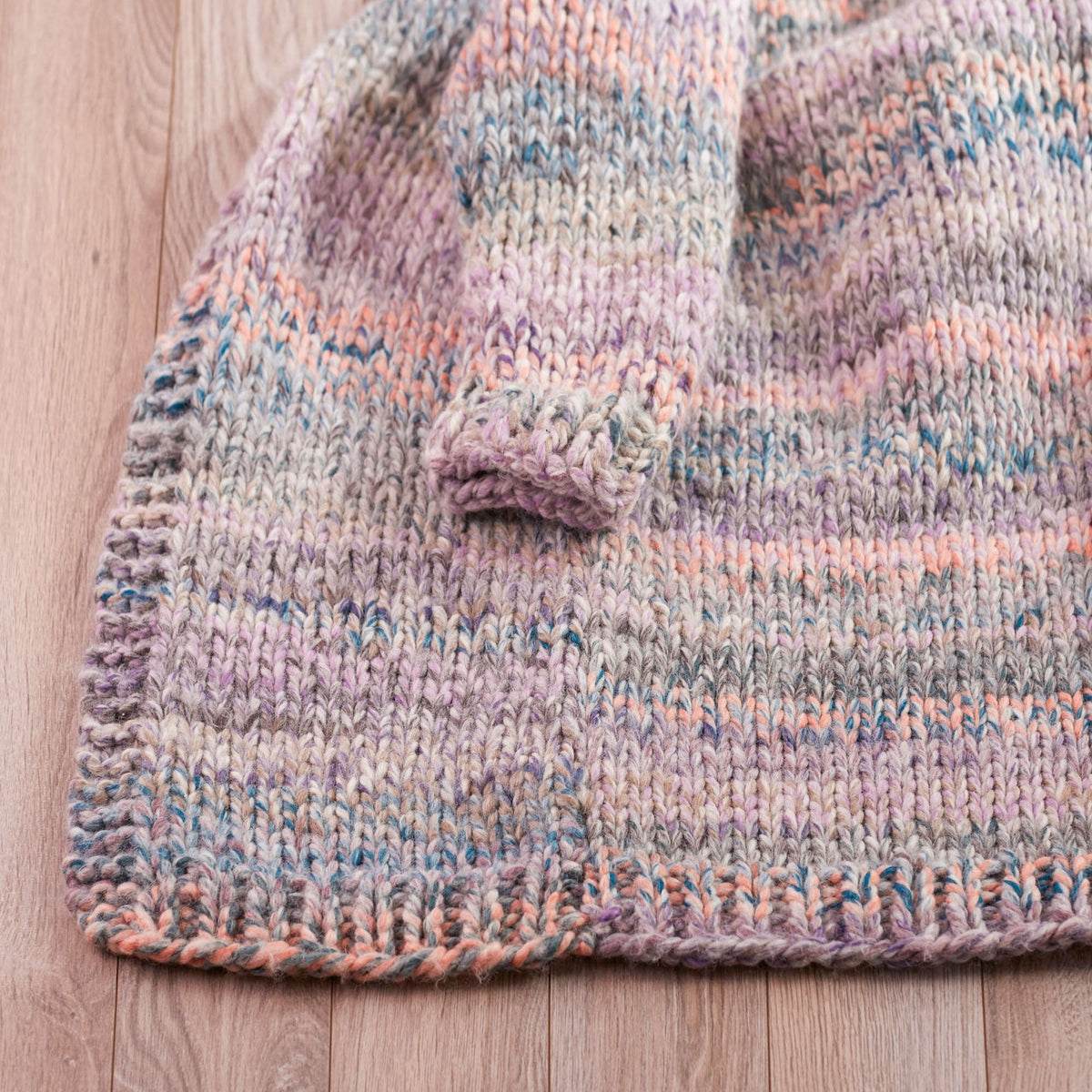 Knit Cardigan made in Red Heart Collage Yarn