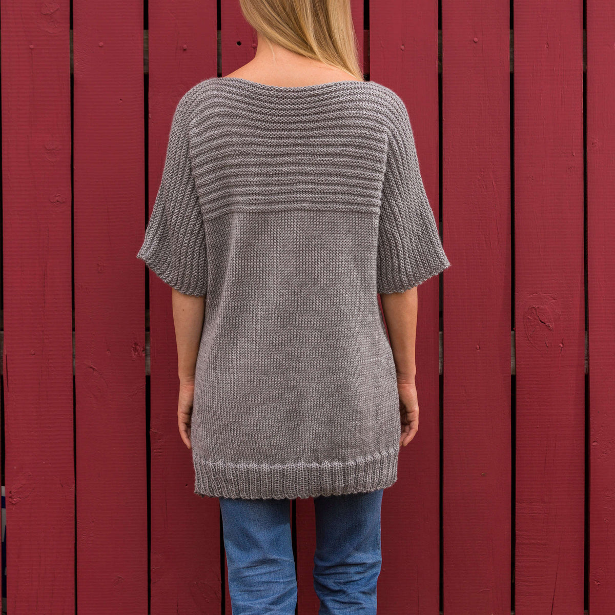 Knit Sweater made in Red Heart Fashion Soft Yarn