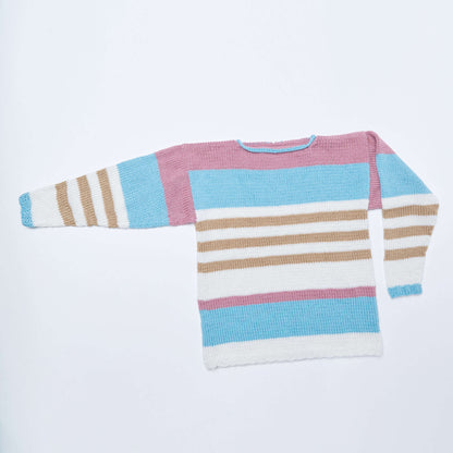 Red Heart Coastal Stripes Pullover Knit Red Heart Coastal Stripes Pullover Knit