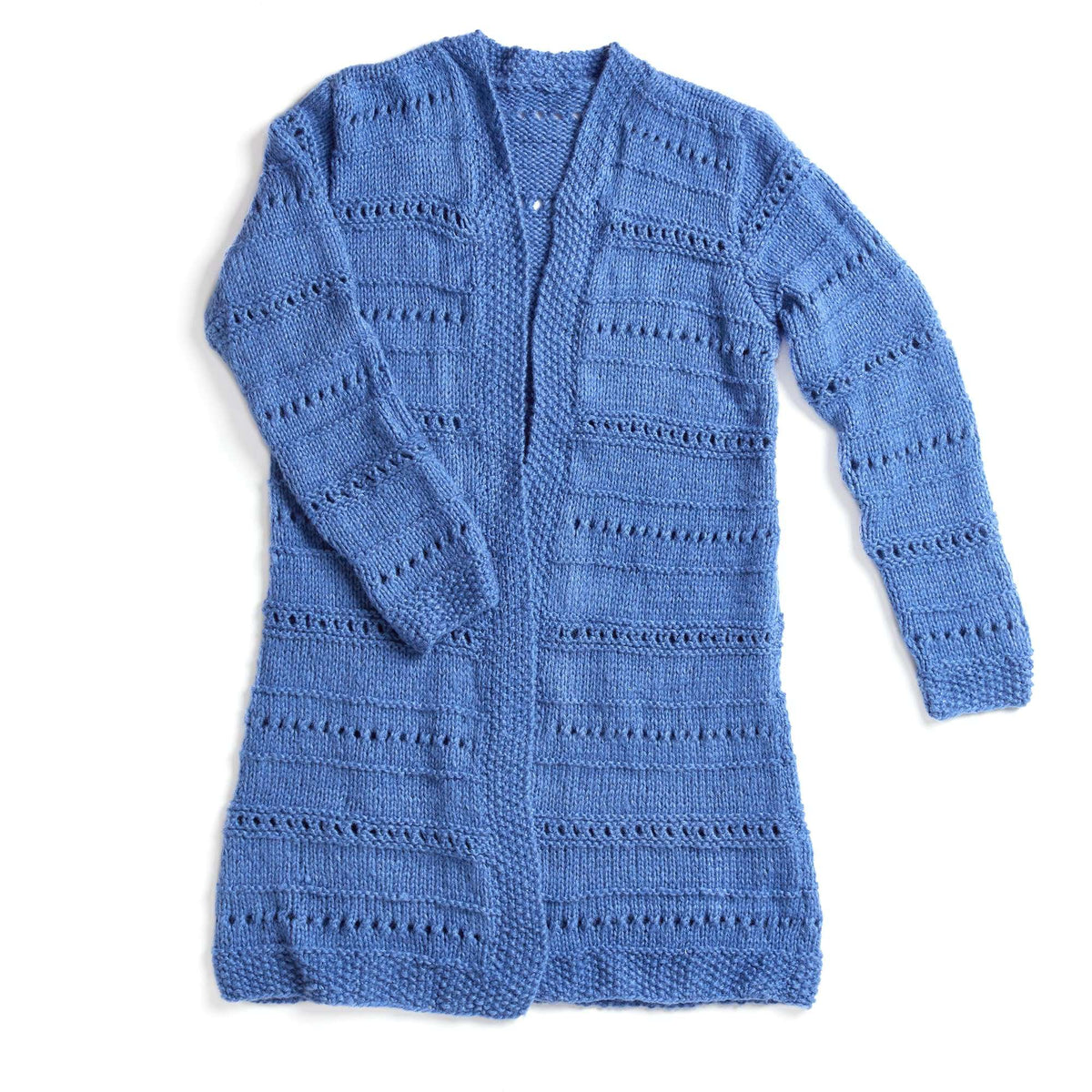 Knit Cardigan made in Red Heart Dreamy Yarn