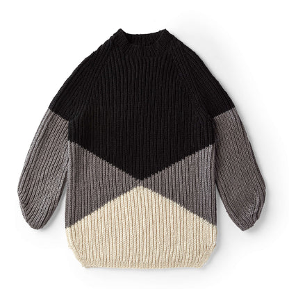 Red Heart Bold Angles Knit Pullover XS/S