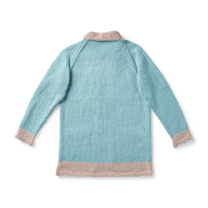 Red Heart One for Me One for You Knit Cardigan Adult 4/5 XL