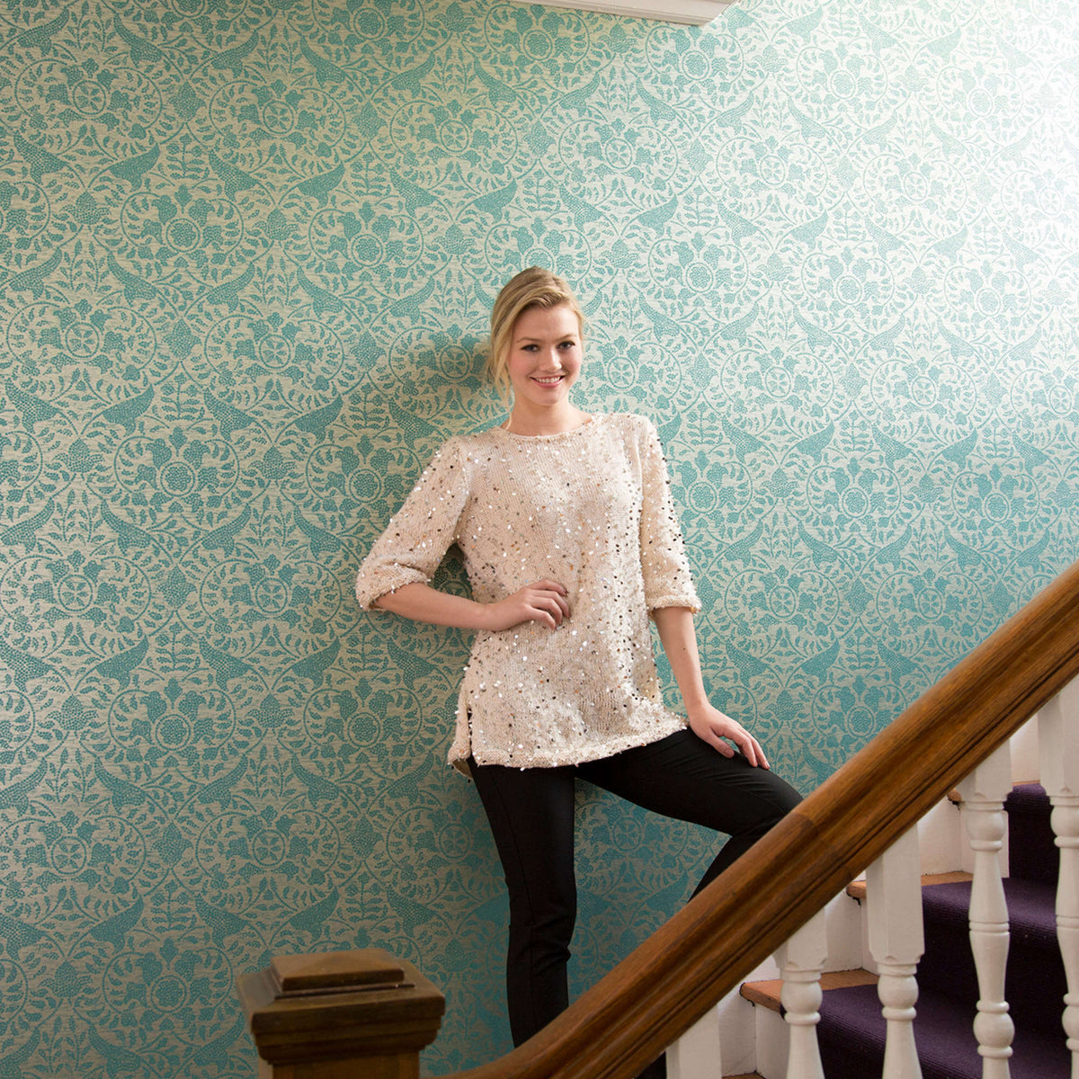 Knit Tunic made in Red Heart Boutique Yarn