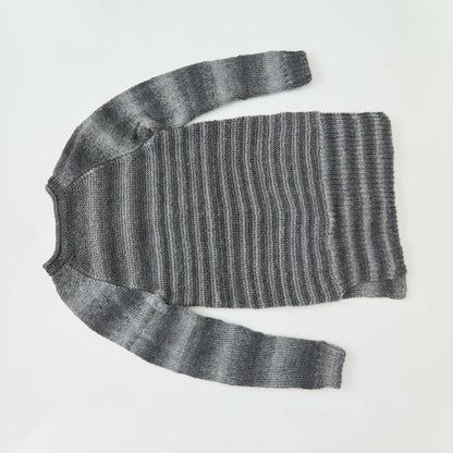 Red Heart Knit Morning Coffee Car Coat Knit Coat made in Red Heart Boutique Yarn