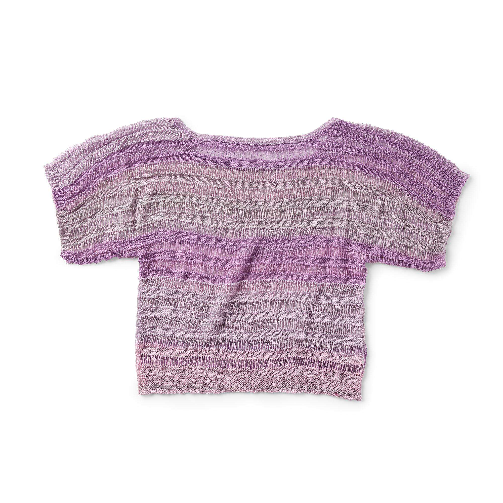 Free Easy Red Heart Easy-Breezy Top Knitting Pattern | Yarnspirations