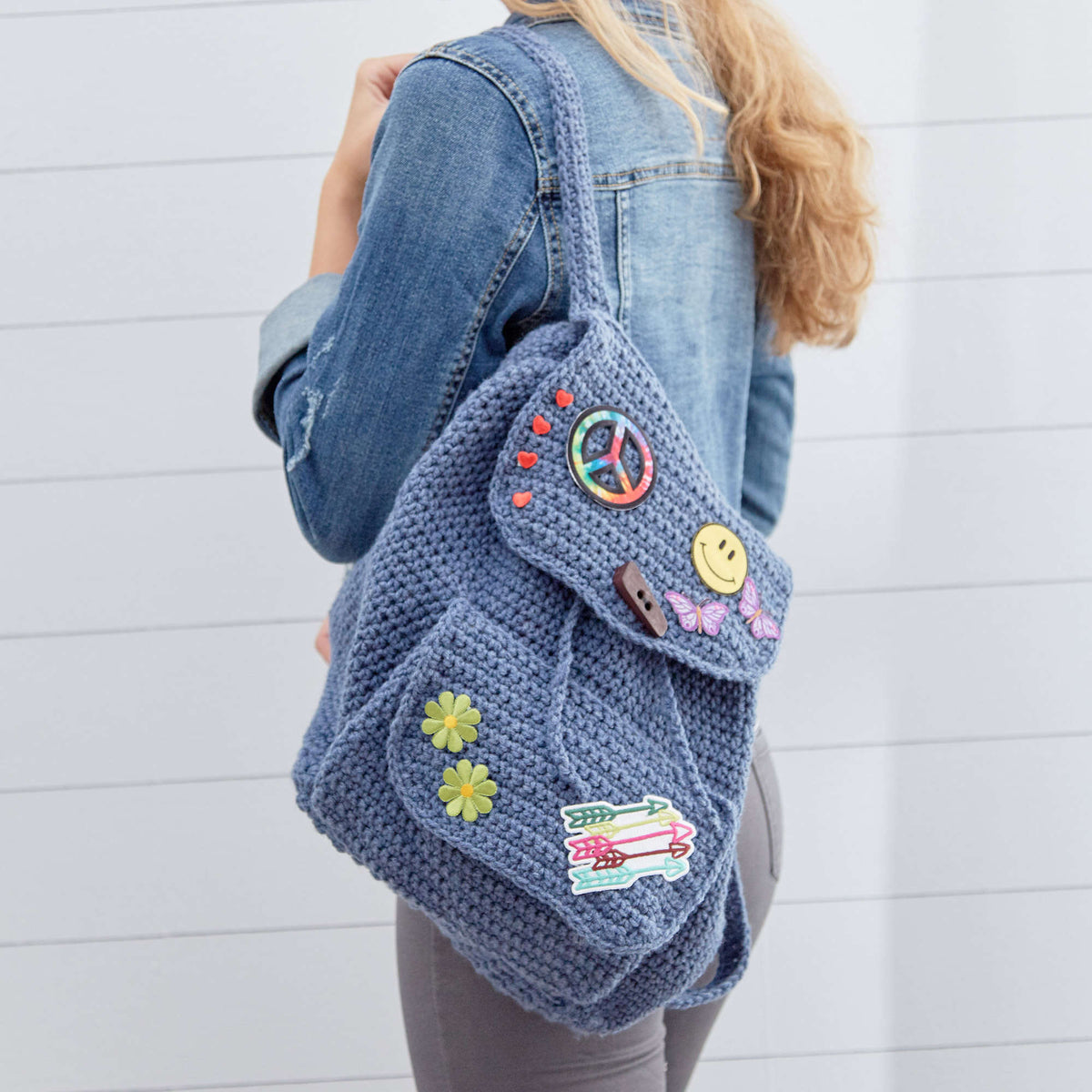 Knit Appliqué made in Red Heart Comfort Sport Yarn