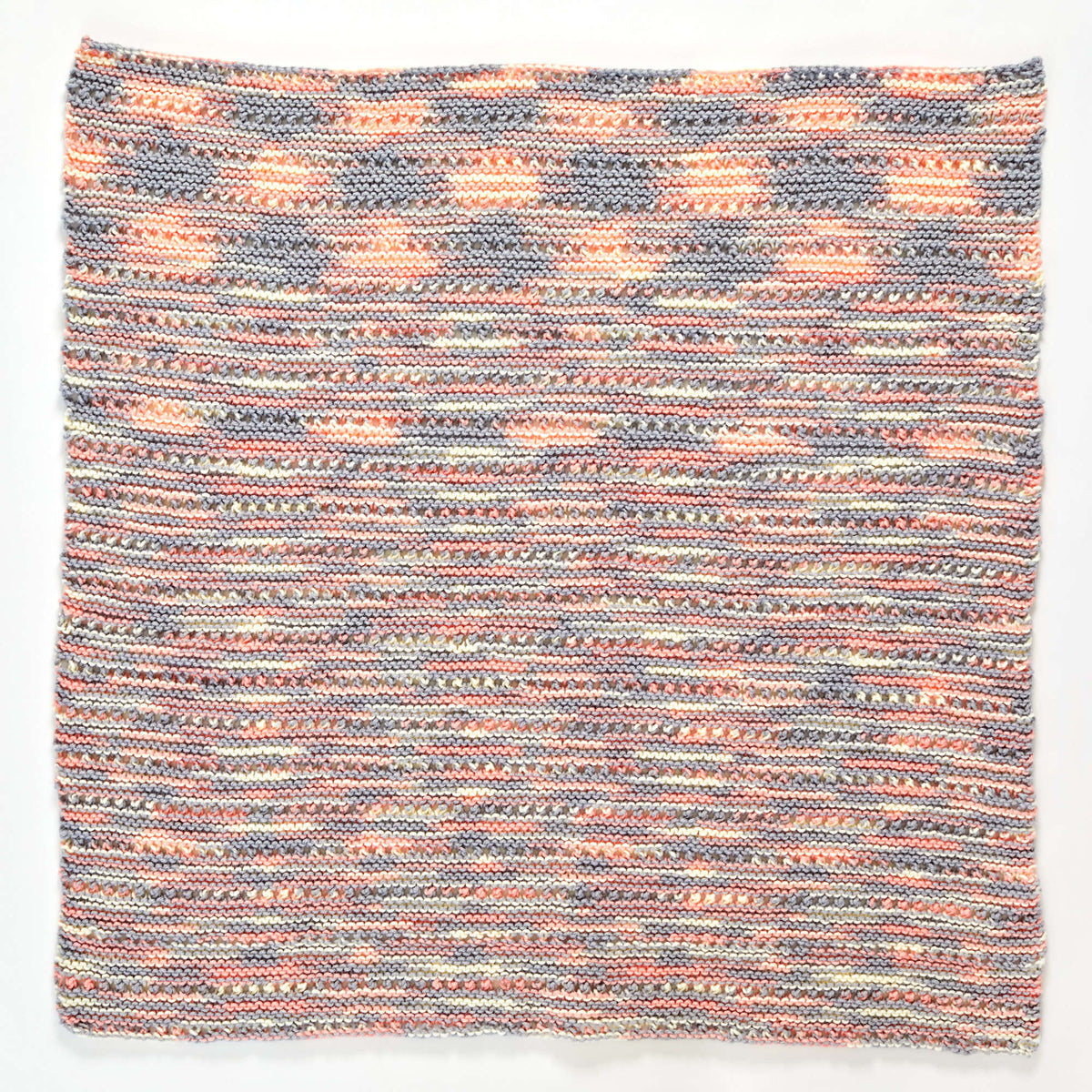 Knit Blanket made in Red Heart Comfort Yarn