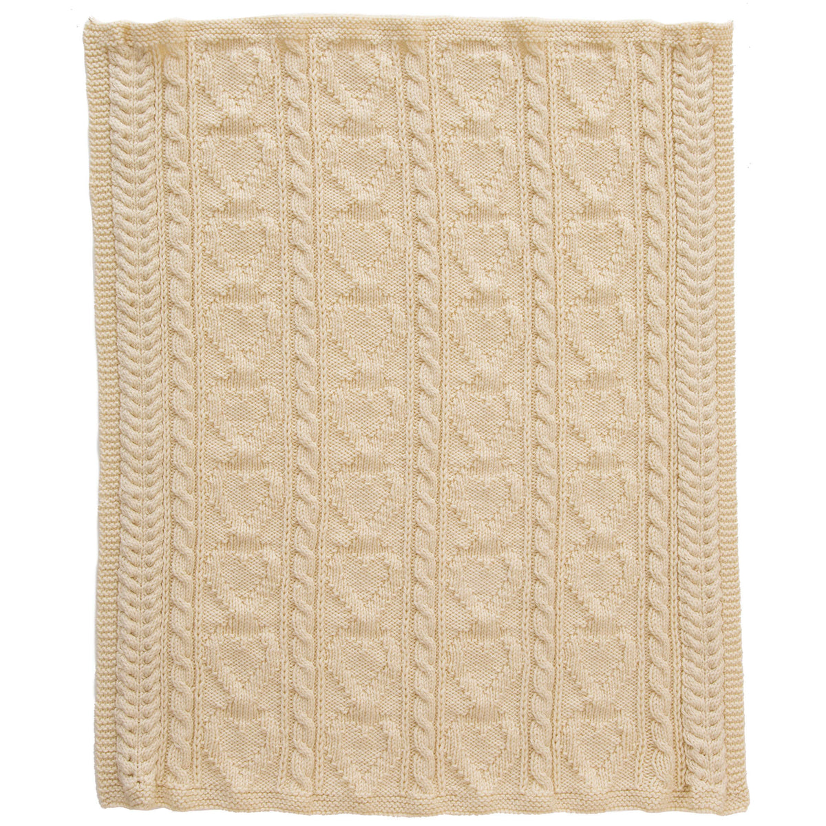 Knit Throw made in Red Heart With Love Yarn