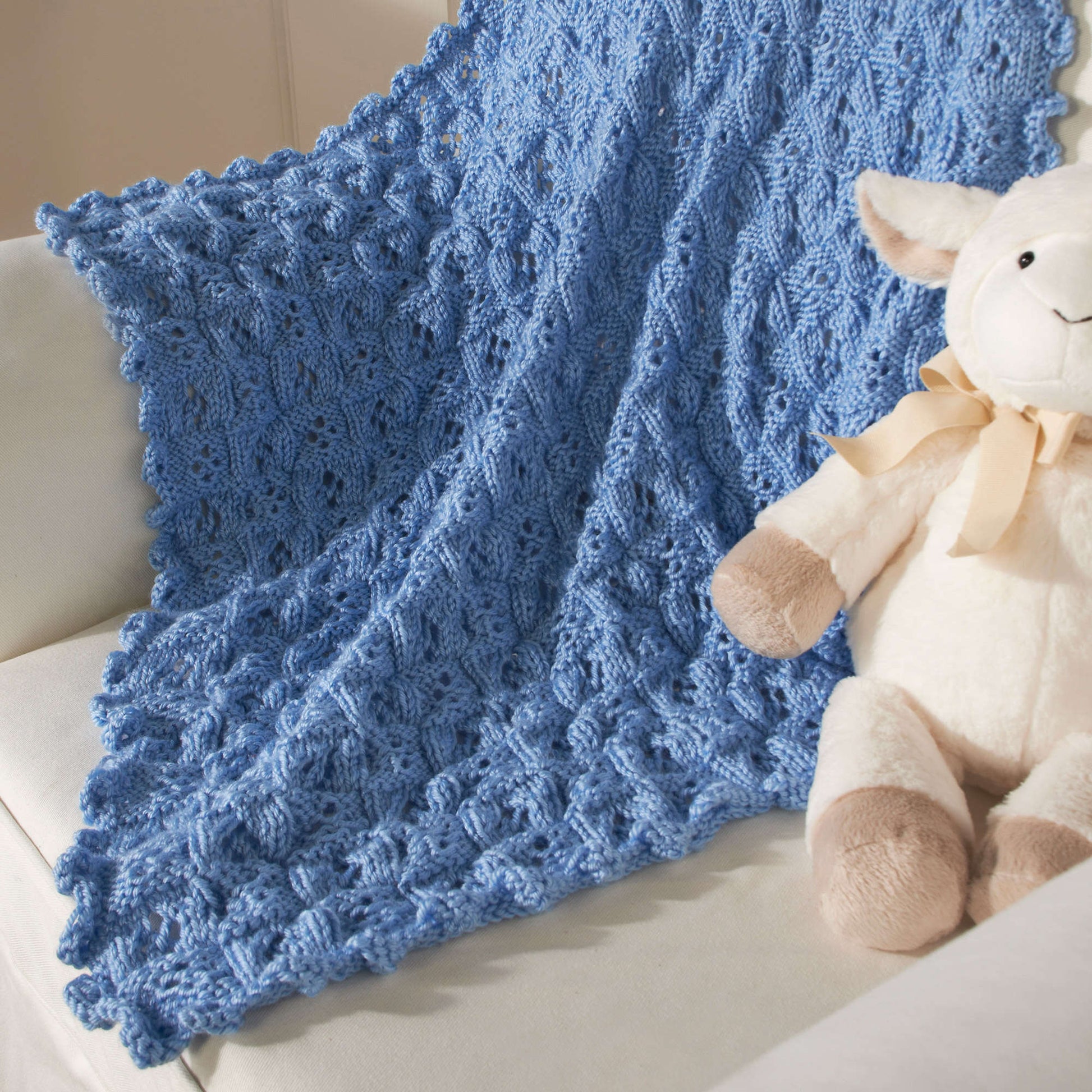 Free Red Heart Prince Knit Blanket Pattern