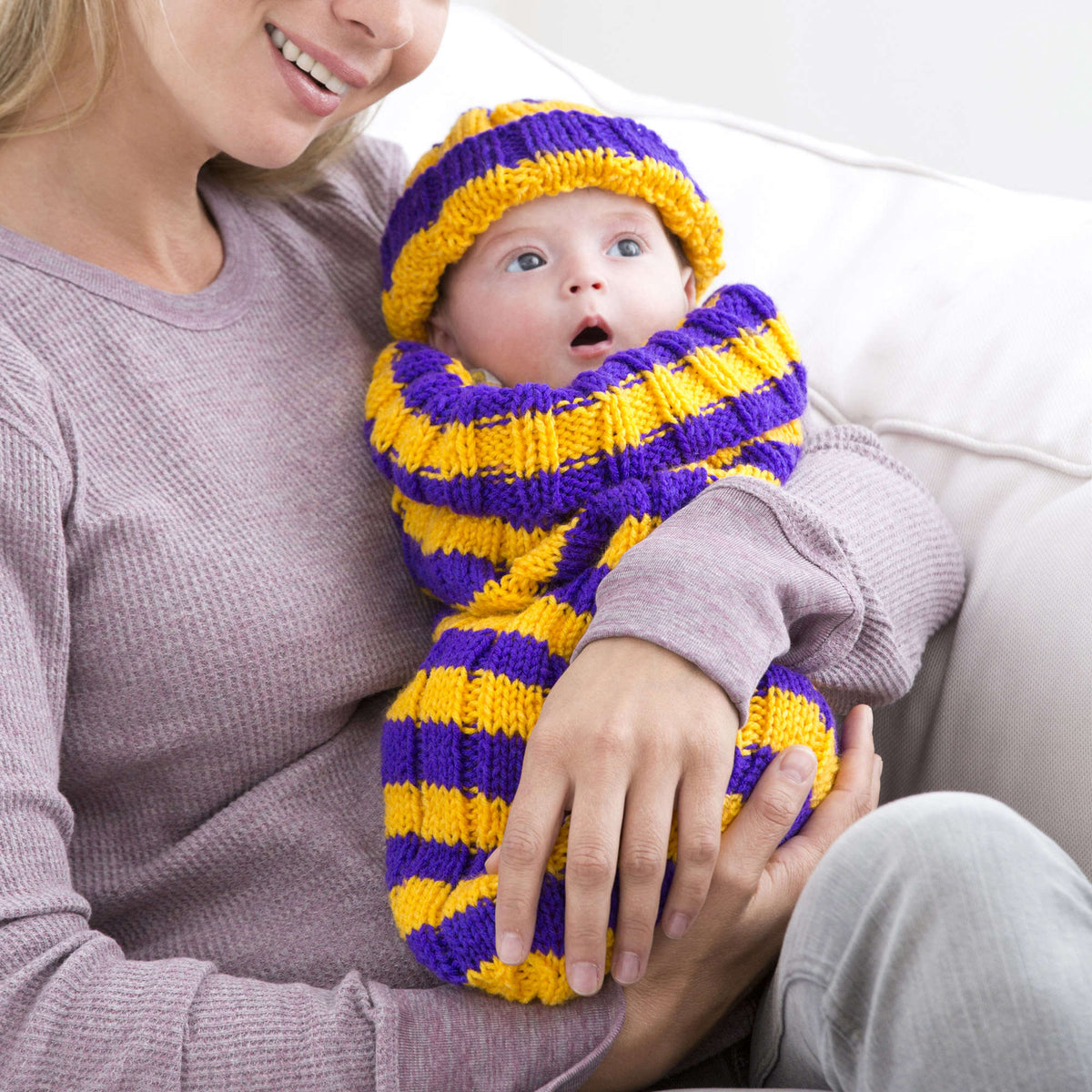 Red Heart Petite Pep Squad Cocoon Pattern Tutorial Image