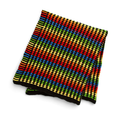 Red Heart Tweedle Doo Knit Blanket Red Heart Super Saver O'Go