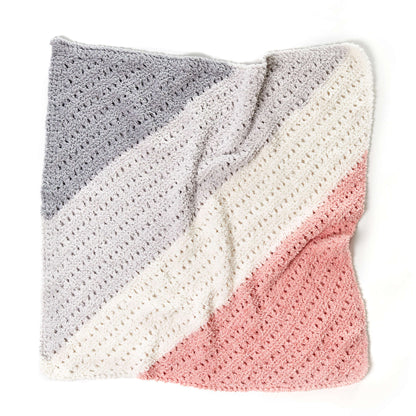 Red Heart Corner to Corner Hug Me Knit Blanket Single Size