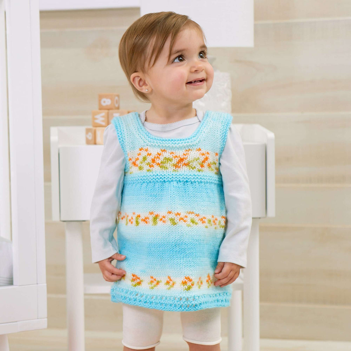 Knit Jumper made in Red Heart Yarn