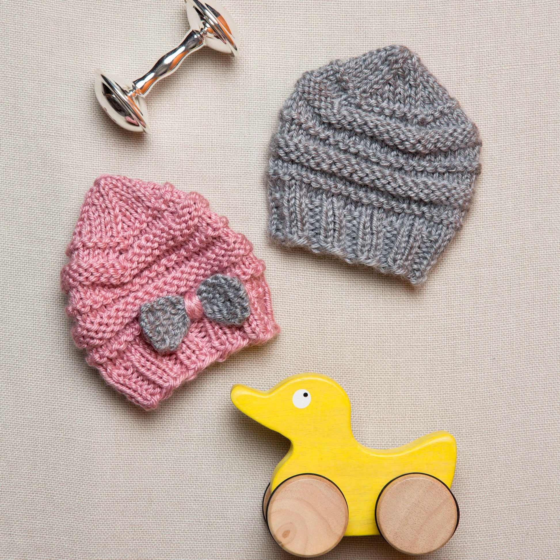 Free Red Heart Preemie Baby Hats Knit Pattern