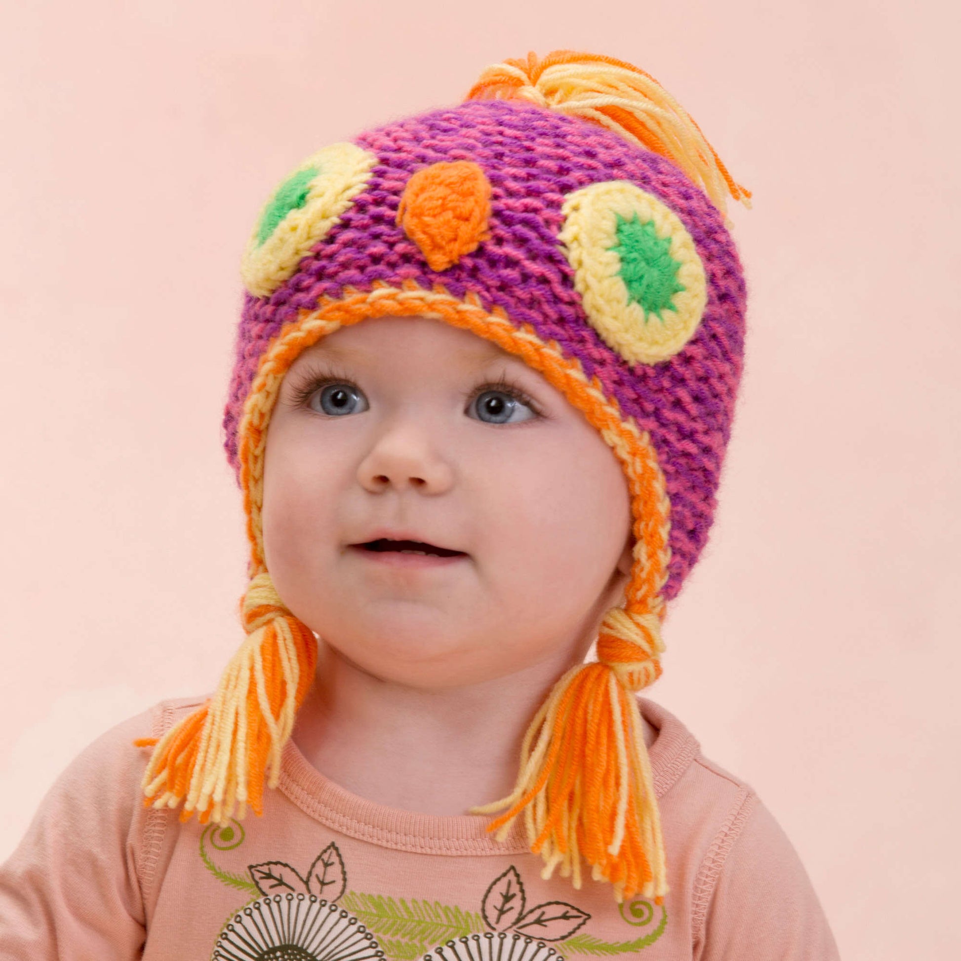 Free Red Heart Make Me An Owl Hat Knit Pattern