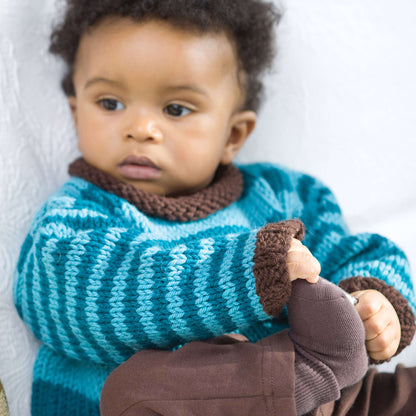 Red Heart Knit Hug Me Pullover Knit Pullover made in Red Heart Alpaca Love Yarn