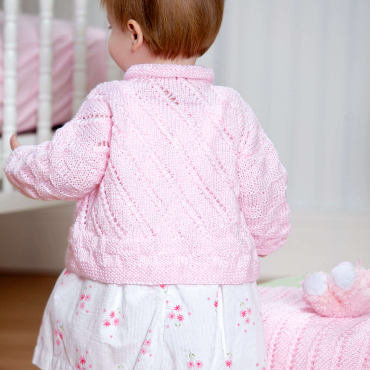 Knit Sweater made in Red Heart Soft Baby Yarn