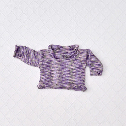 Red Heart Knit Sweet Little Sweater Knit Sweater made in Red Heart Soft Essentials Yarn