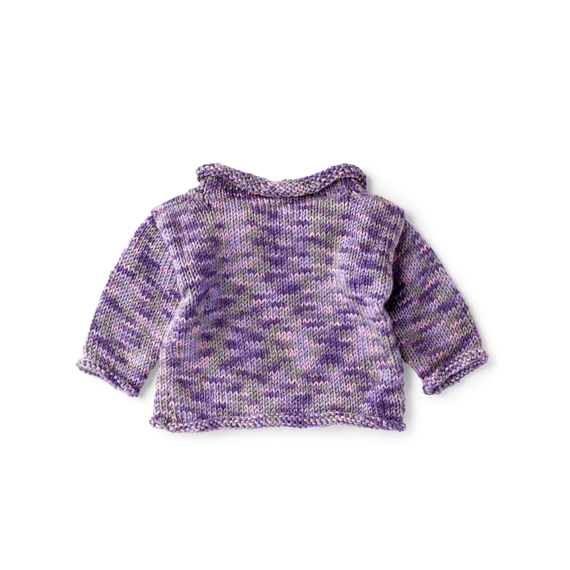 Free Red Heart Sweet Little Sweater Knit Pattern