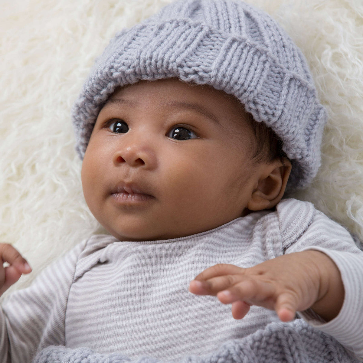 Knit Cap made in Red Heart Super Saver Yarn