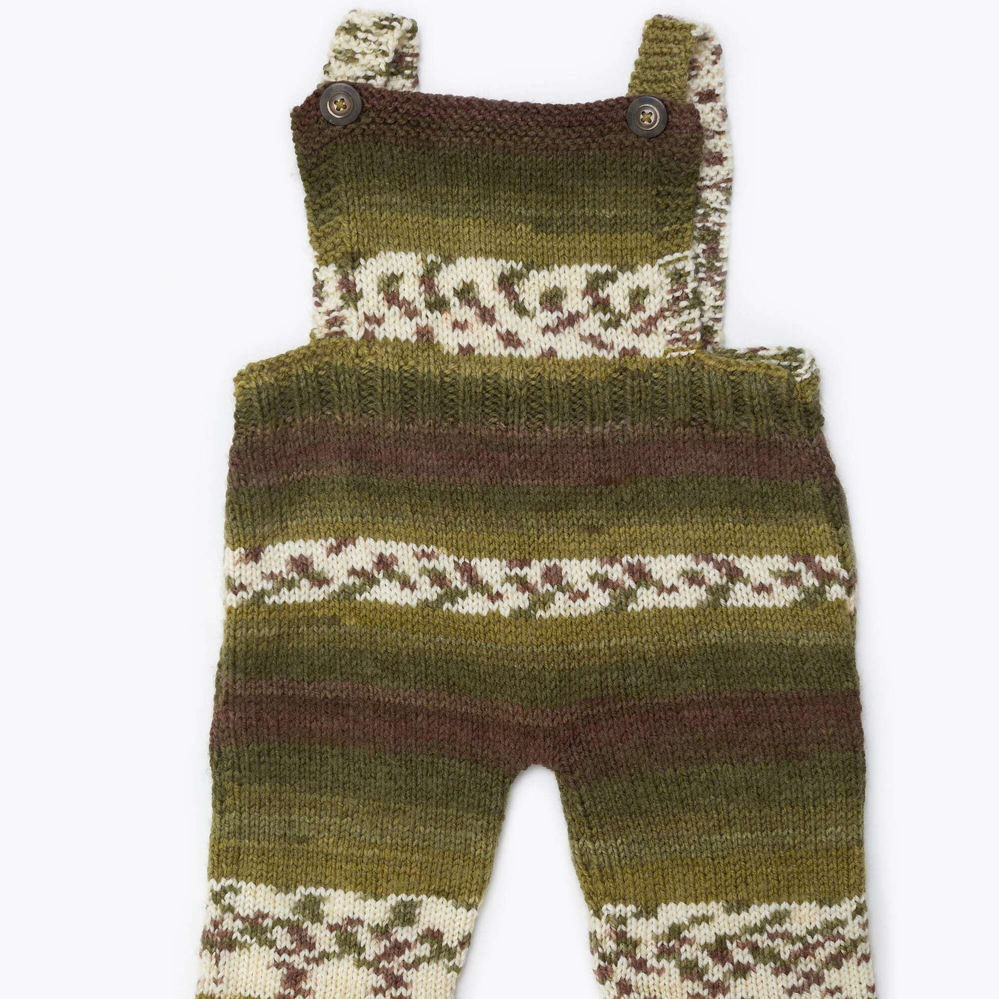 Free Red Heart Comfy Knit Baby Overalls Pattern