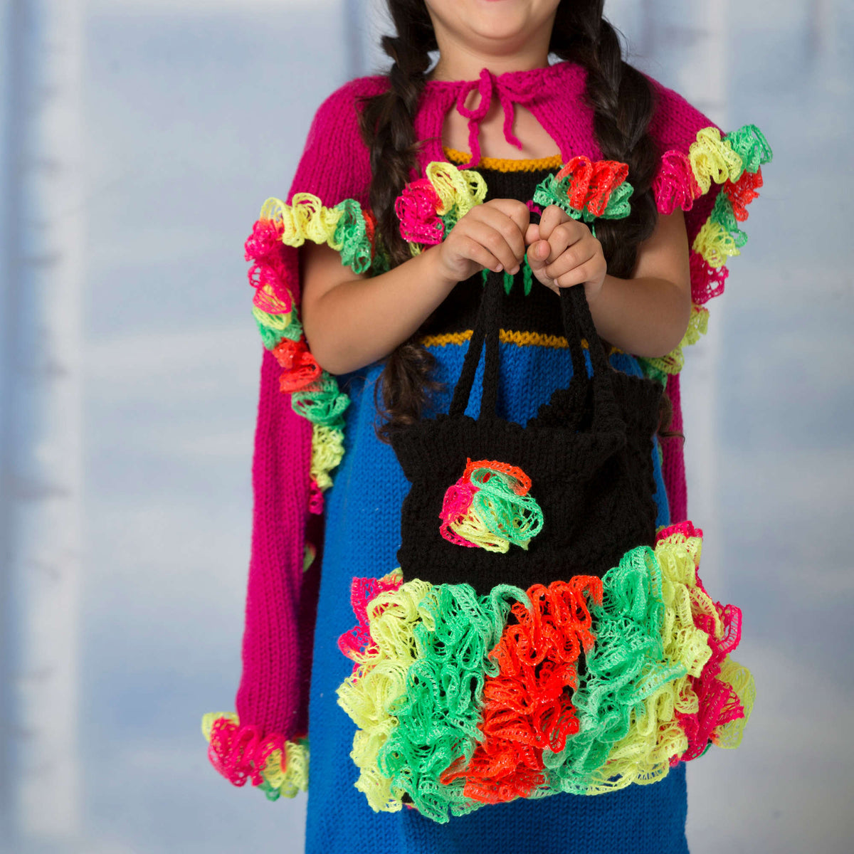 Knit Bag made in Red Heart Super Saver Yarn