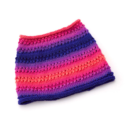 Red Heart Cozy Kiddo Poncho Knit Poncho made in Red Heart Super Saver Yarn