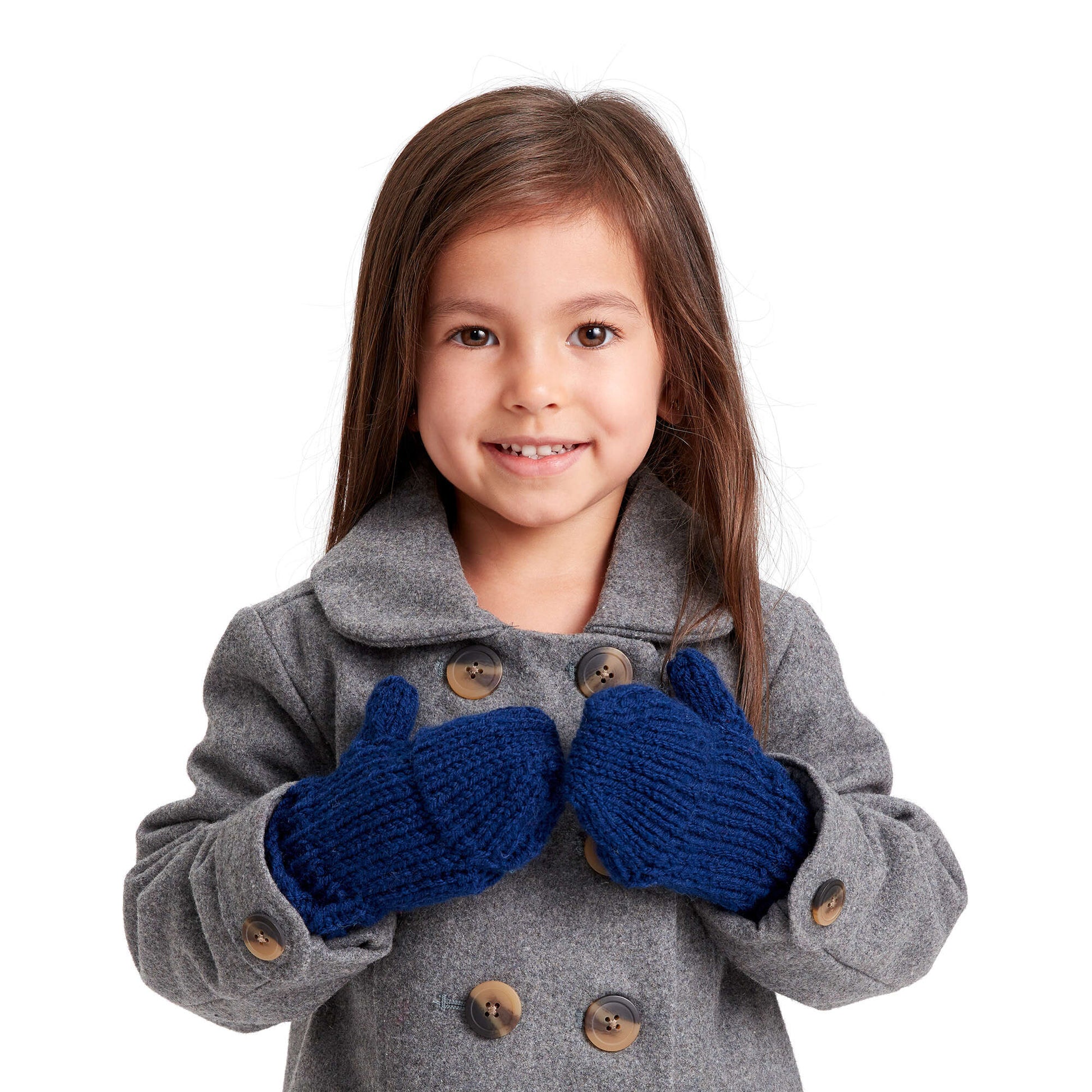 Free Red Heart Convertible Family Knit Mittens Pattern