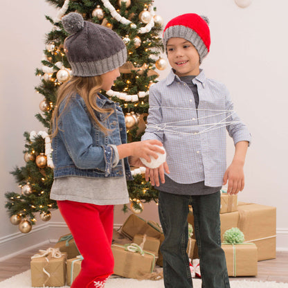 Red Heart Two-Tone Kids' Hats Red Heart Two-Tone Kids' Hats