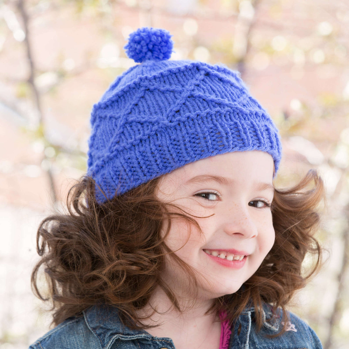 Knit Hat made in Red Heart With Love Yarn