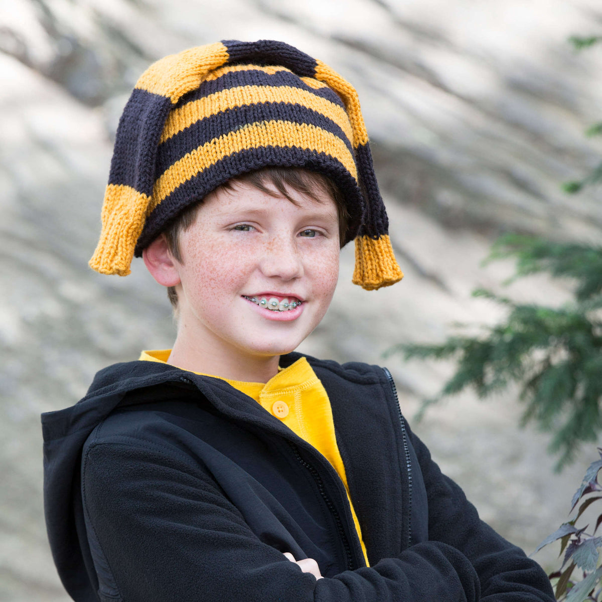 Knit Hat made in Red Heart Soft Yarn