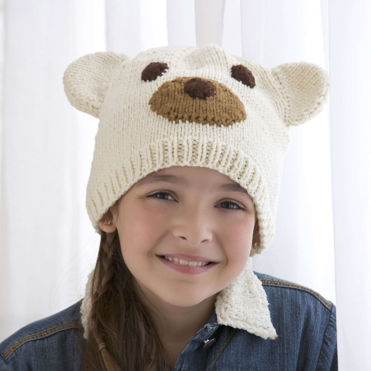 Knit Hat made in Red Heart With Love Yarn