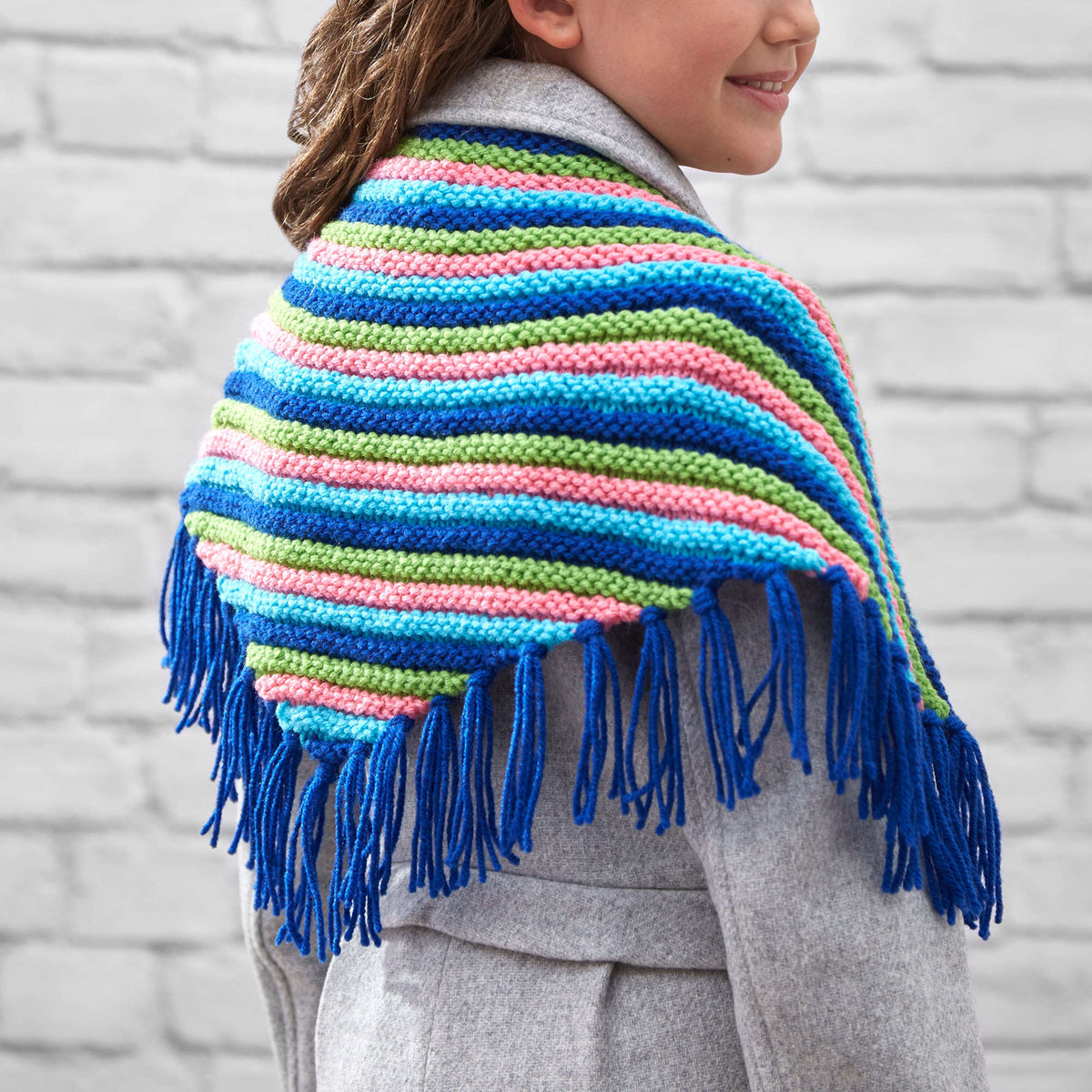 Knit Scarf made in Red Heart Super Saver Yarn