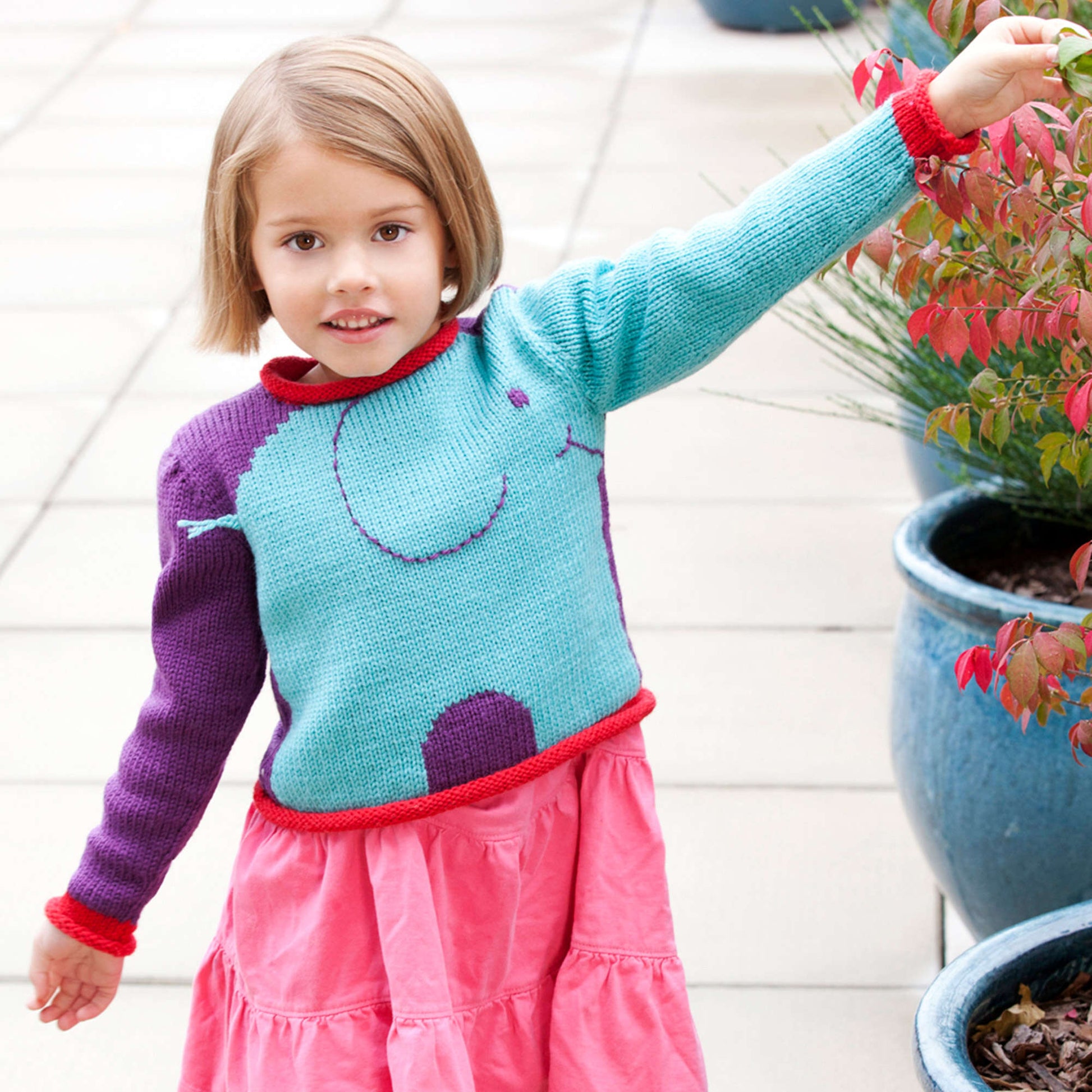 Free Red Heart Snuffle Pullover Knit Pattern