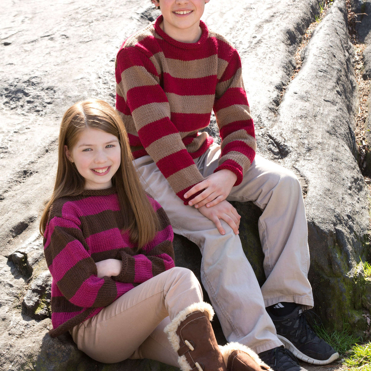 Knit Pullover made in Red Heart With Love Yarn