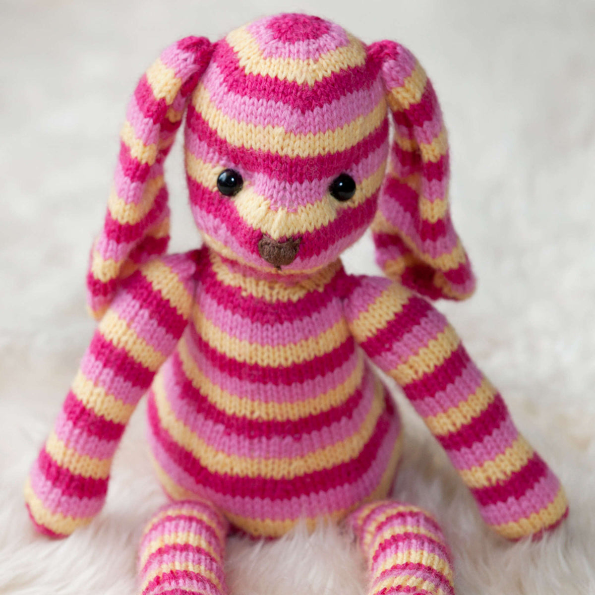 Knit Toy made in Red Heart Washable Ewe Yarn