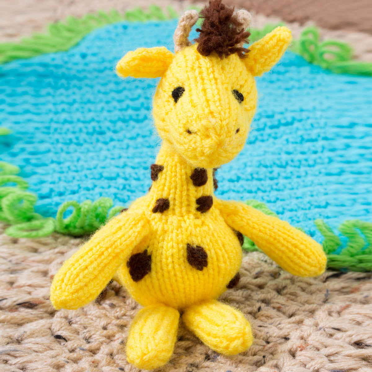 Knit Ornament made in Red Heart Yarn