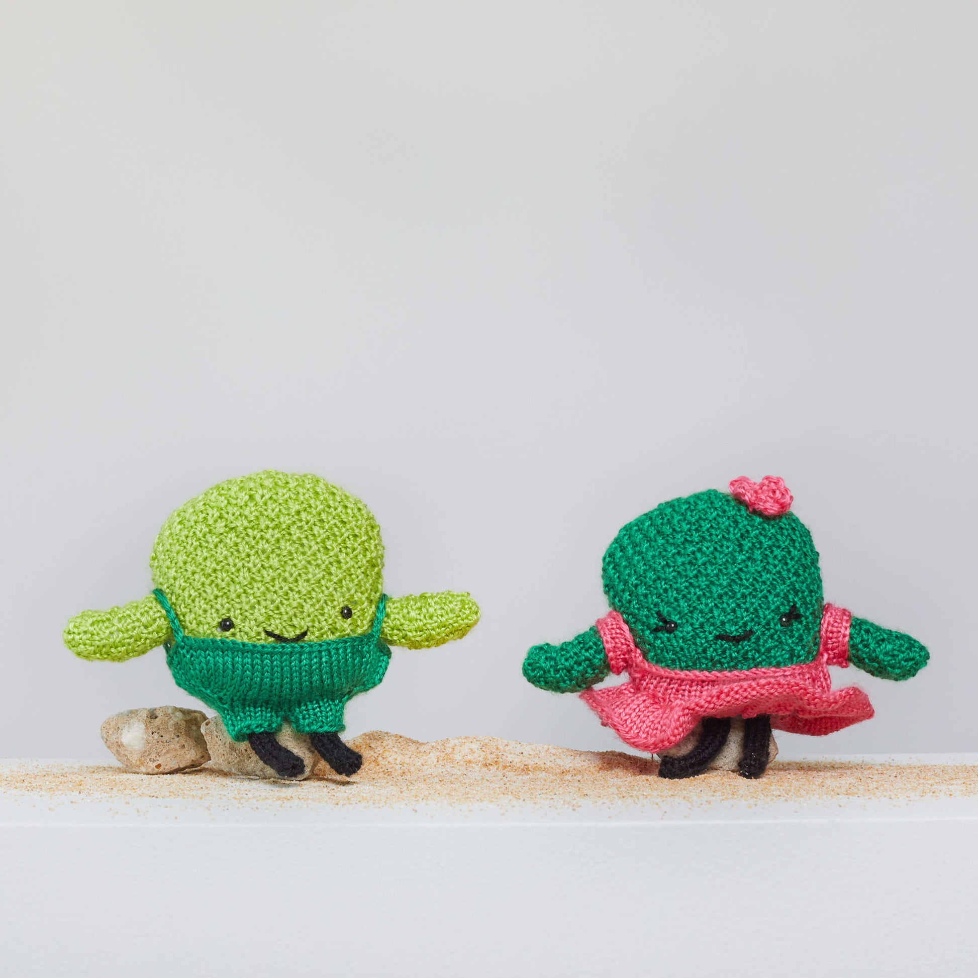 Free Red Heart Prickles And Pear Knit Cactus Pattern