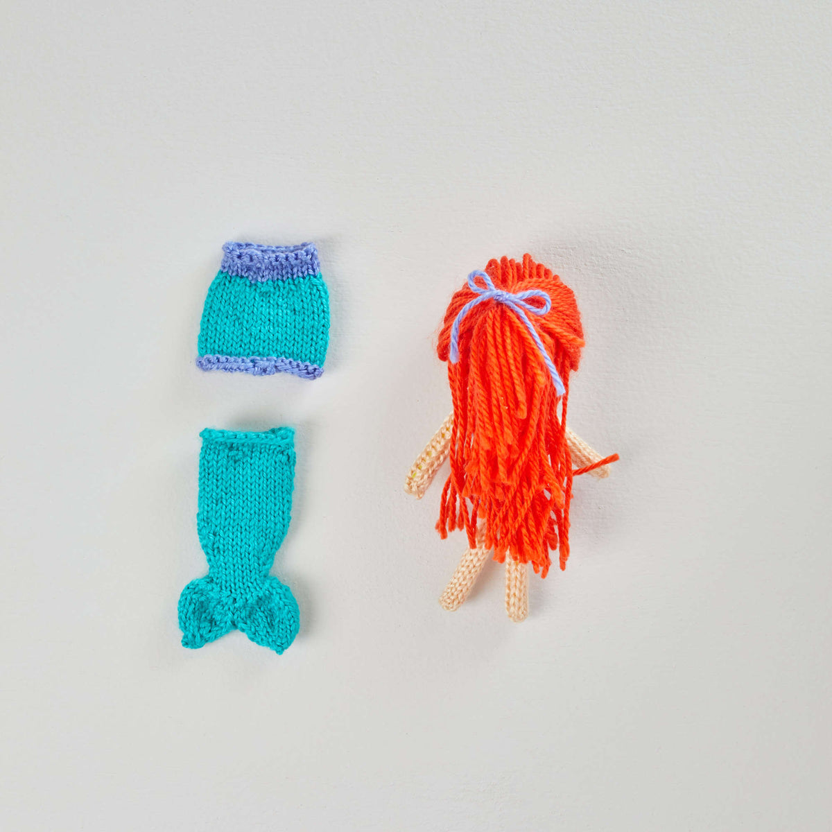 Knit Costume made in Red Heart Amigurumi Yarn