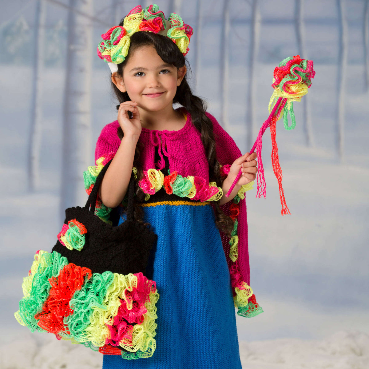 Knit Costume made in Red Heart Super Saver Yarn