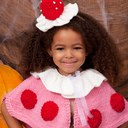 Red Heart Knit Cupcake Cutie Costume Knit Costume made in Red Heart Super Saver Yarn