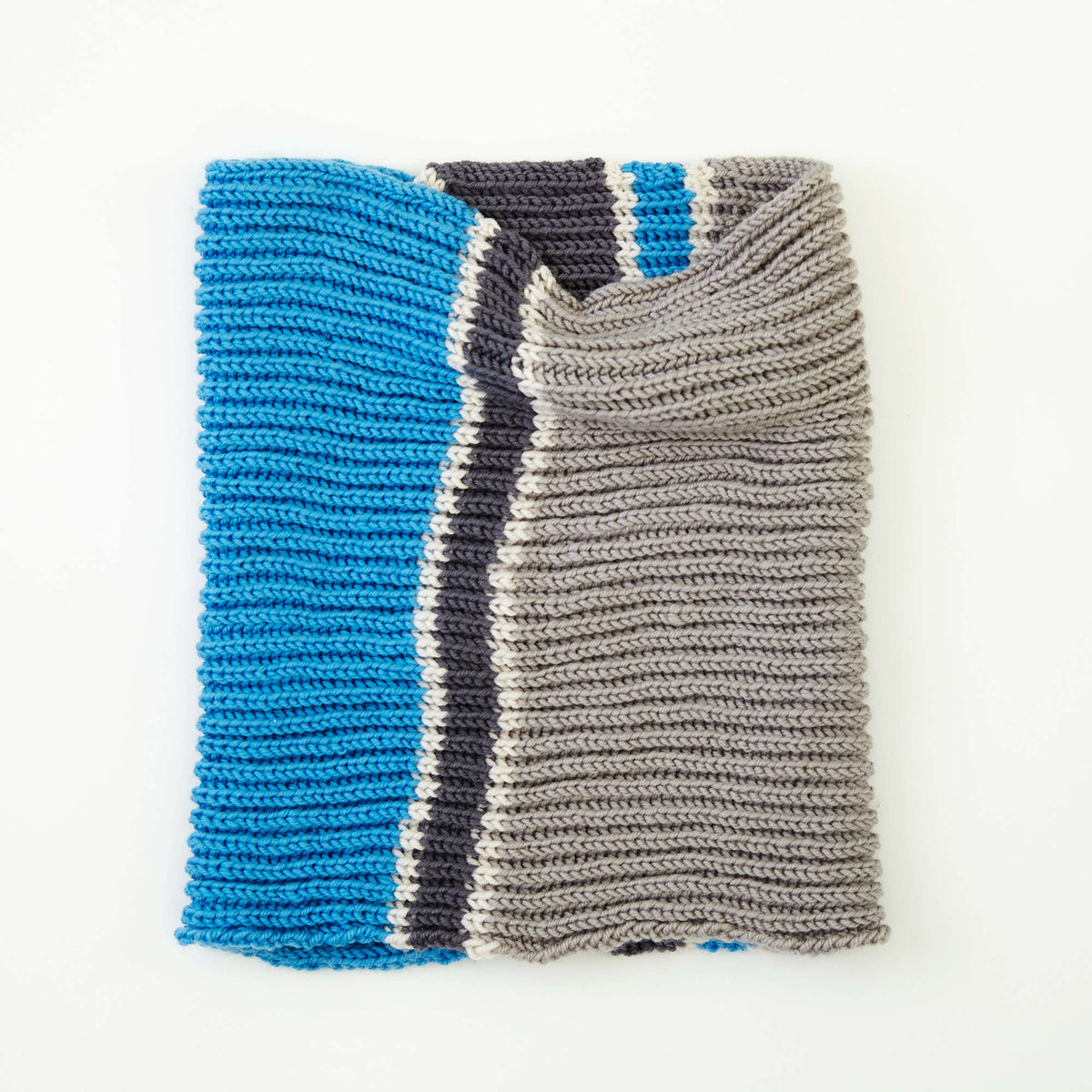 Knit Cowl made in Red Heart Chic Sheep Yarn