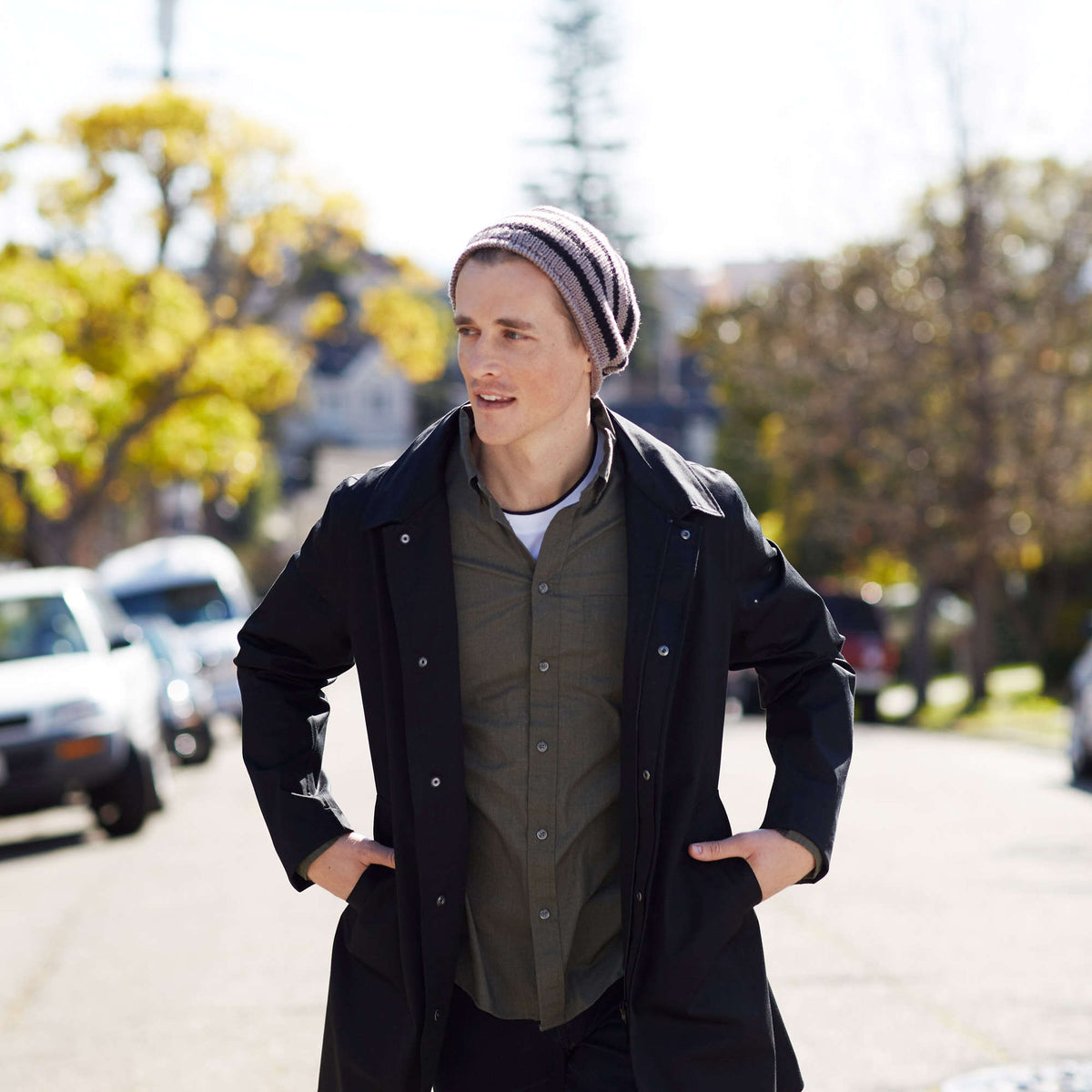 Knit Hat made in Red Heart Chic Sheep Yarn