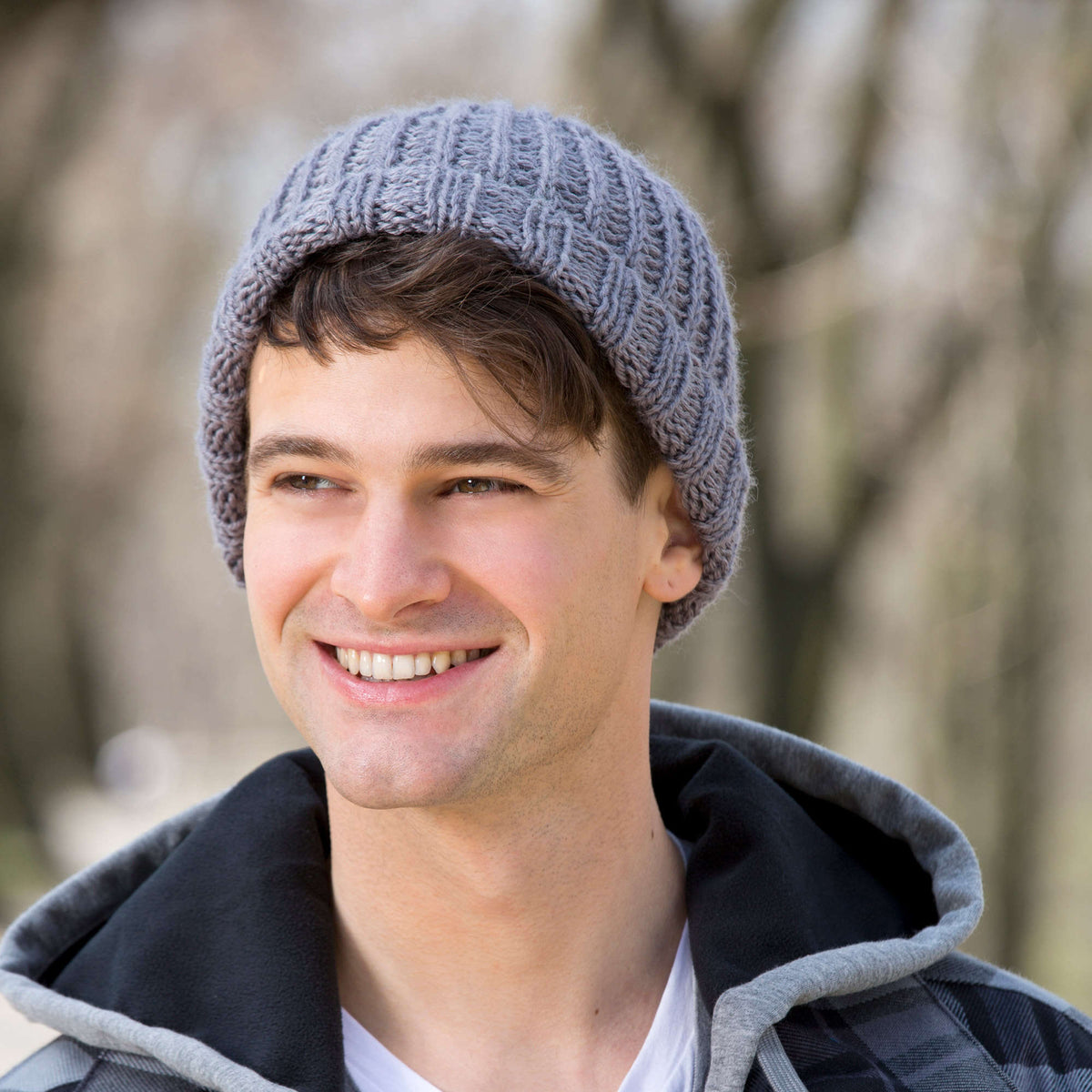 Knit Hat made in Red Heart With Love Yarn