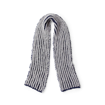 Red Heart Easy Knit Fisherman Rib Scarf Single Size