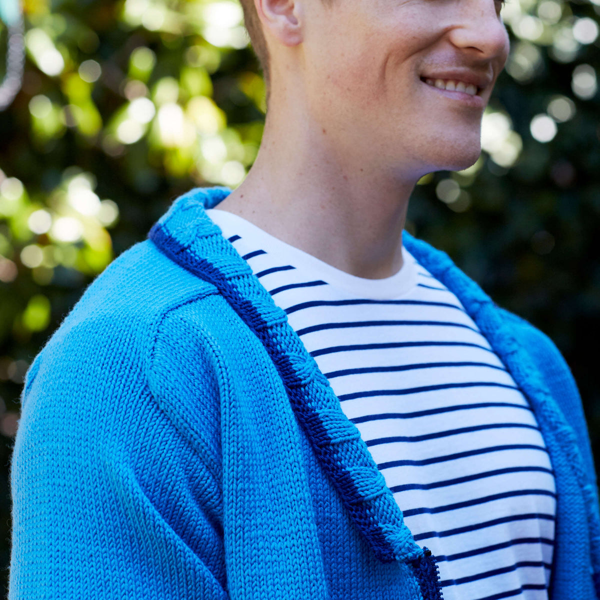 Knit Cardigan made in Red Heart Chic Sheep Yarn